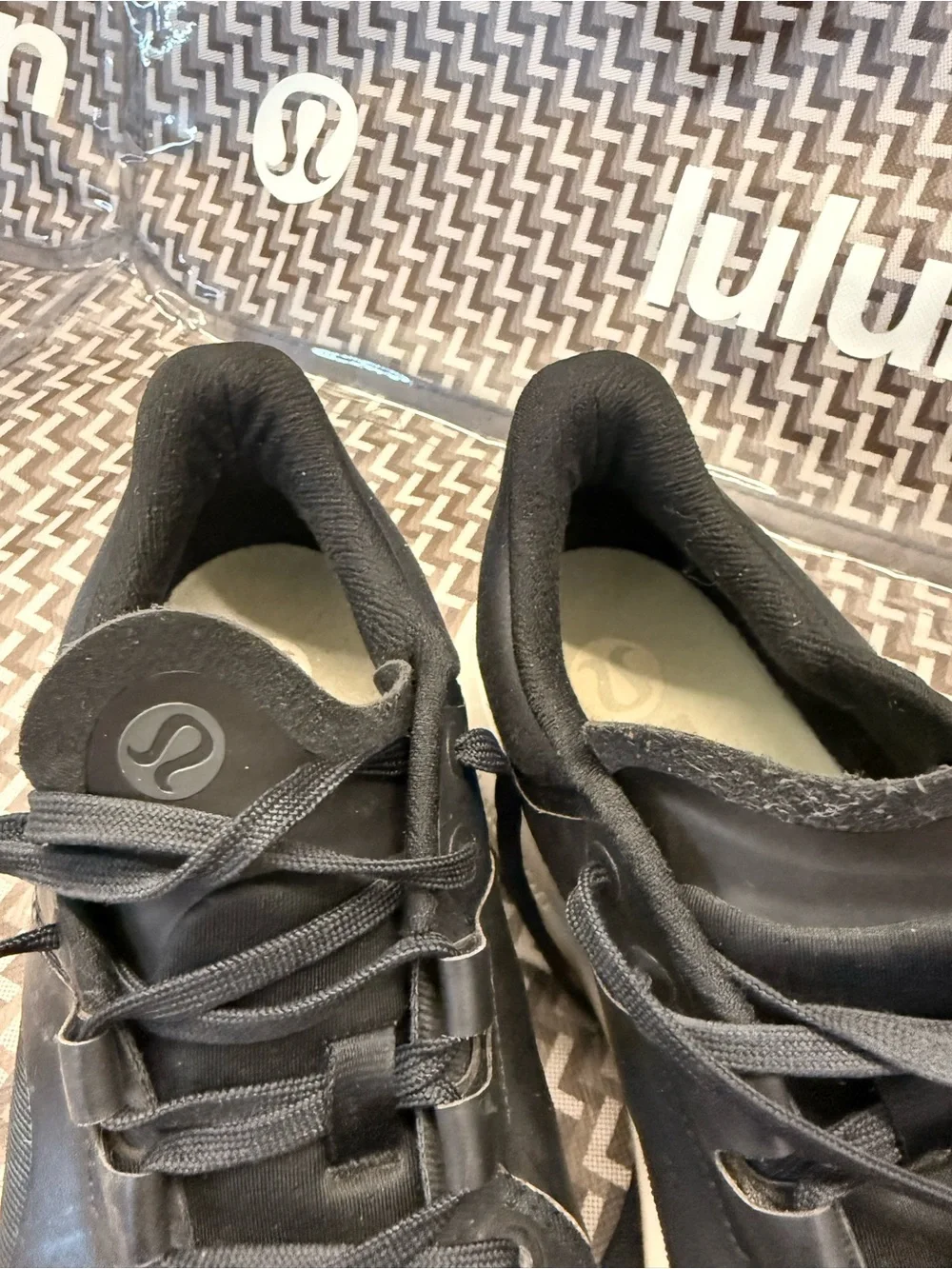 lululemon athletica Black and Yellow Women's Sneakers